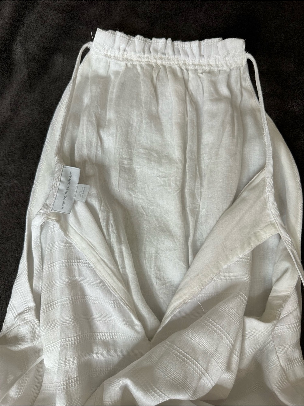 New York &‎ Company Cream Halter Tie-Back Maxi Dress A3-024 - Picture 8 of 15